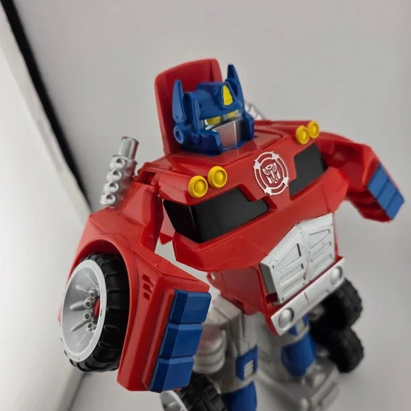 Transformers Rescue Bots Academy Optimus Prime Truck Robot‎ Action Figure Toy - Picture 8 of 10